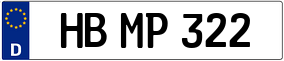 Truck License Plate